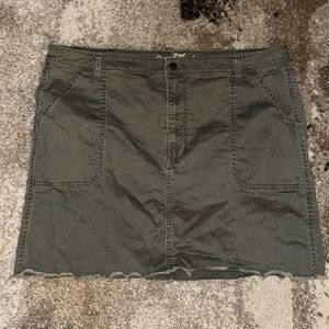 Green Cargo skirt